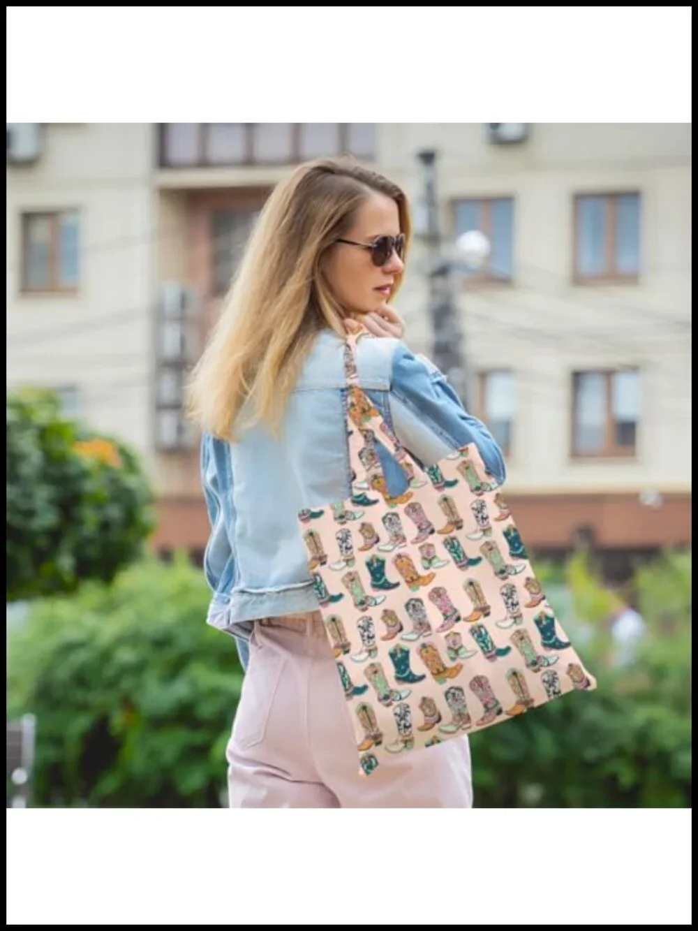 Canvas Tote Bag - Reusable Shopping Tote for Women